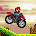 Mario ATV in Sonic Land