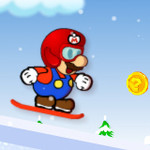 Mario Ice Skating